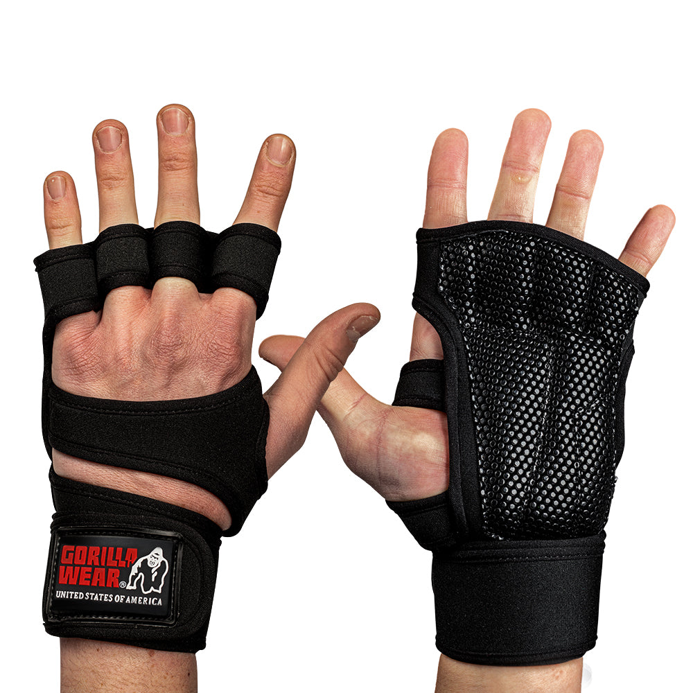 Gorilla Wear Yuma Fitness Handschoenen - Zwart