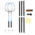 NILS Steeltec Badmintonset - Complete Set - Blauw/Zwart