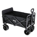 NILS Camp Opvouwbare Bolderkar - Zwart - 160L