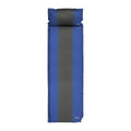 NILS Camp Zelfopblazende Slaapmat met Kussen - Blauw/Grijs