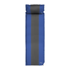 NILS Camp Zelfopblazende Slaapmat met Kussen - Blauw/Grijs