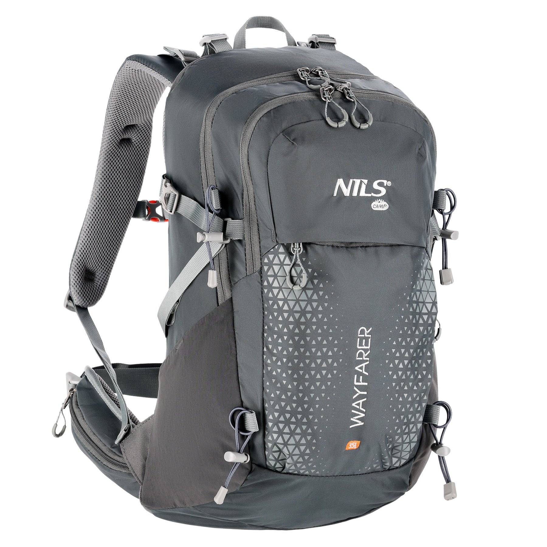 NILS Camp Rugzak Wayfarer - Grijs - 35L