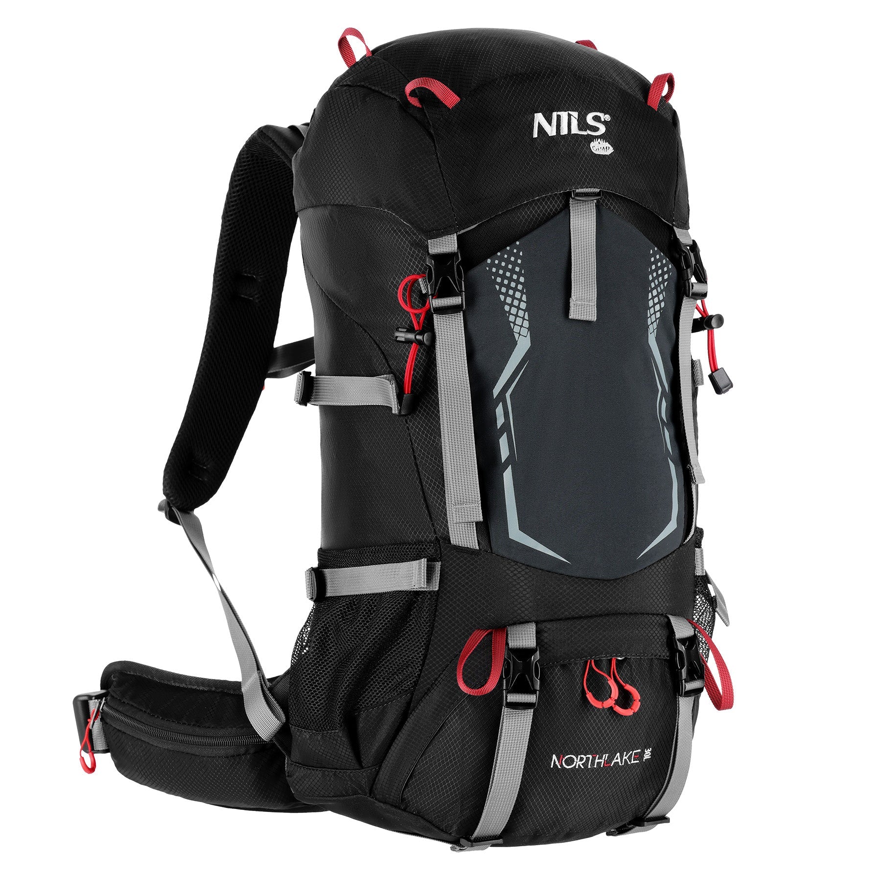 NILS Camp Rugzak Northlake - Zwart - 30L + 10L