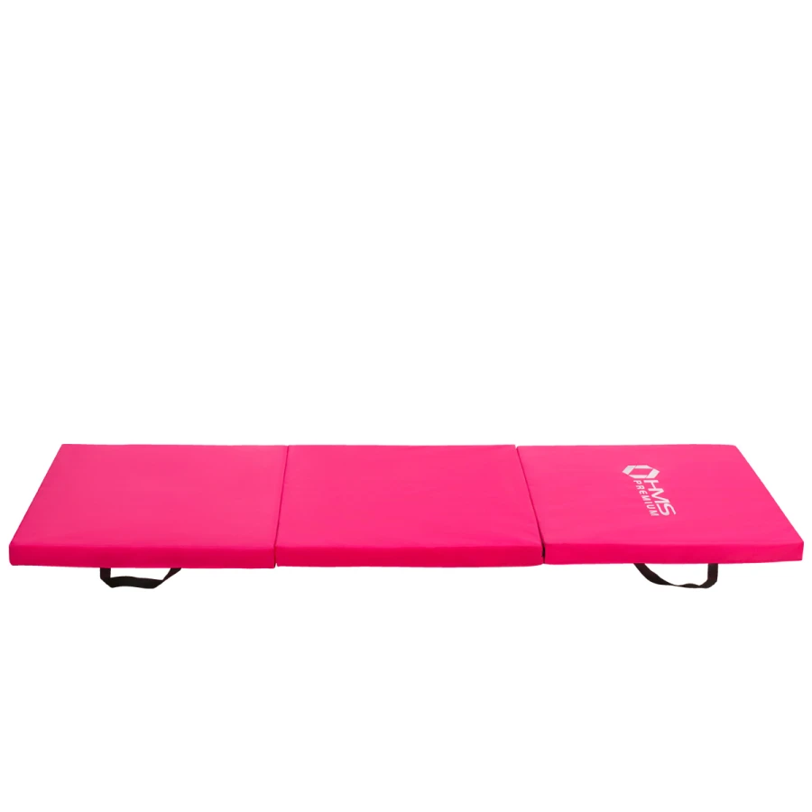 HMS Premium Opvouwbare Fitness Mat - Roze
