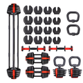 HMS 3-in-1 Verstelbare Dumbbell Set - 43,5 kg