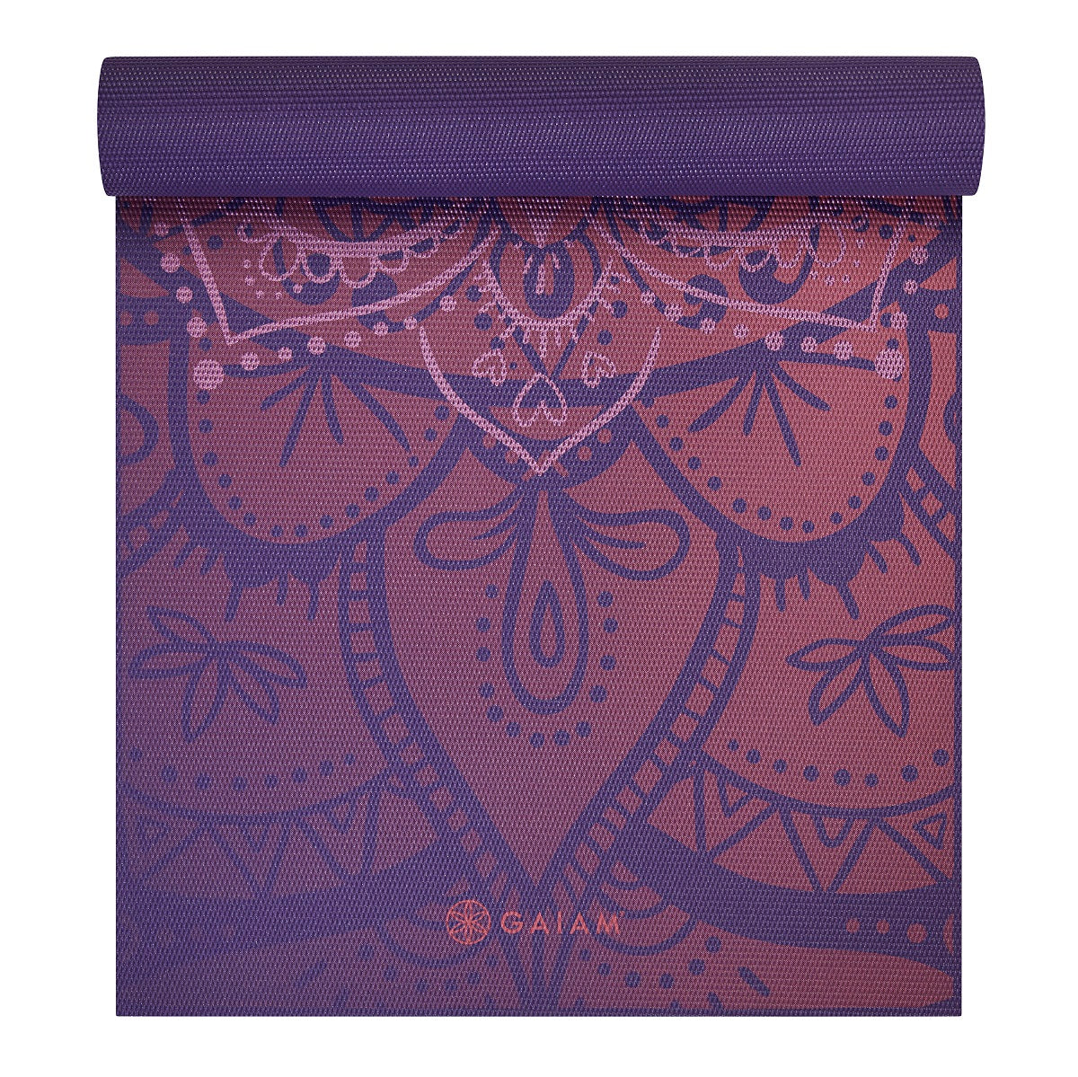 Gaiam Premium Metallic Yogamat - 6 mm - Athenian Rose
