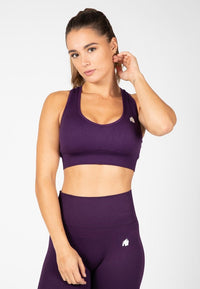Gorilla Wear Neiro Seamless Sportbeha - Paars