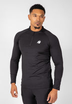Gorilla Wear Hamilton Hybrid Longsleeve - Zwart