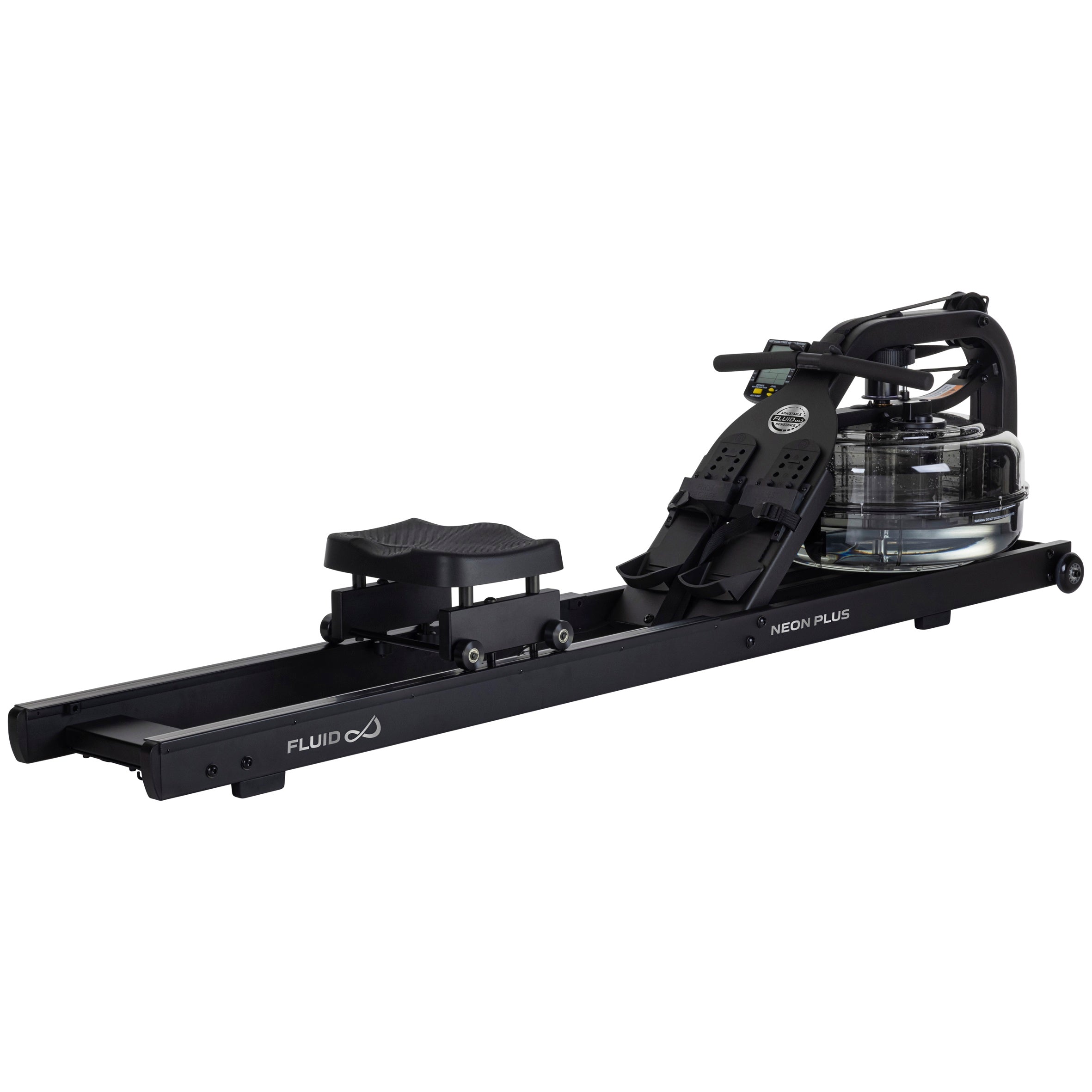 Fluid Rower Neon Rower Plus Roeitrainer - Zwart