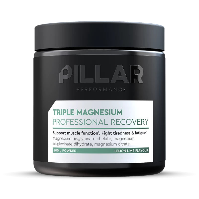 PILLAR Performance Triple Magnesium Poeder - 200 gr - Lemon Lime
