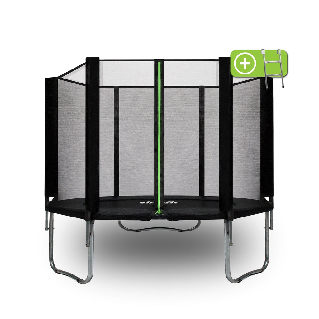VirtuFit Trampoline met Veiligheidsnet - Zwart - 305 cm