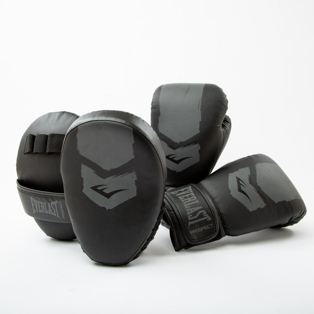 Everlast Prospect 2 Pad Kit - Bokshandschoenen & Pad - Zwart/Grijs