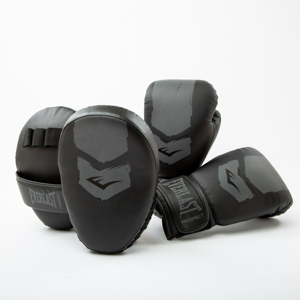 Everlast Prospect 2 Pad Kit - Bokshandschoenen & Pad - Zwart/Grijs