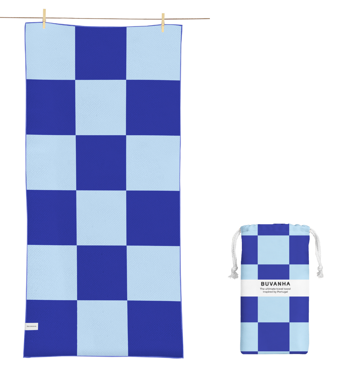 Buvanha Reishanddoek Portugal 02 - 160 x 80 cm - Hoofdafbeelding