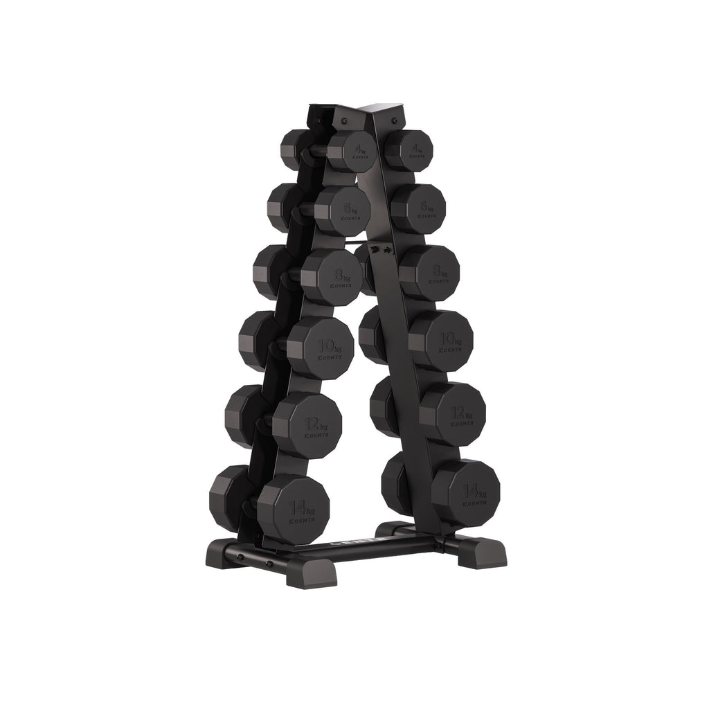 Centr Dumbbell Toren met 12-delige dumbbellset - 4 t/m 14 kg
