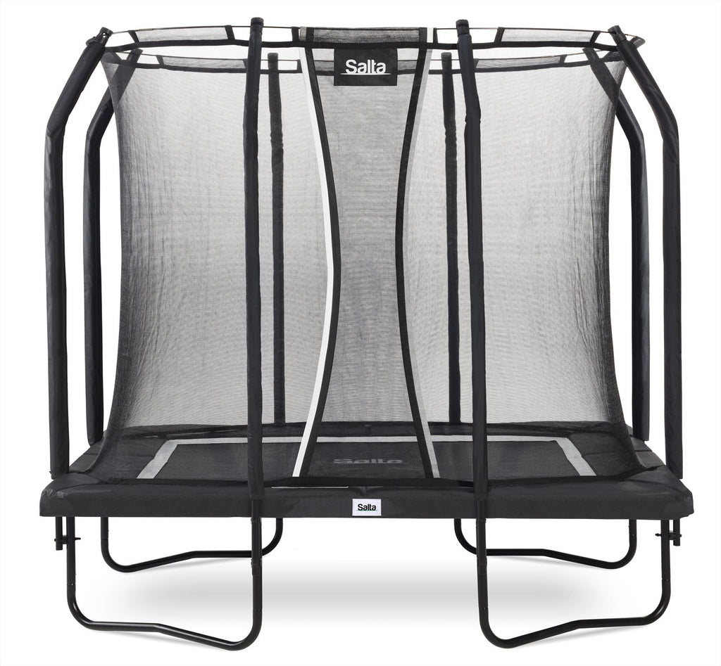 Salta Premium Edition Trampoline met Veiligheidsnet - Zwart - 214 x 153 cm