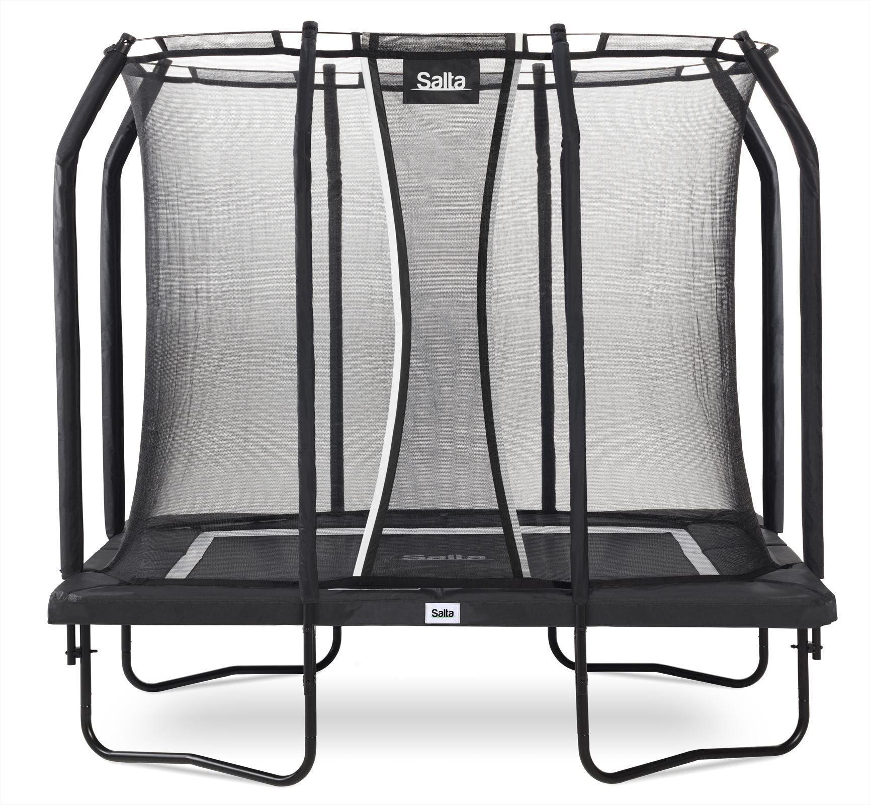 Salta Premium Edition Trampoline met Veiligheidsnet - Zwart - 214 x 153 cm