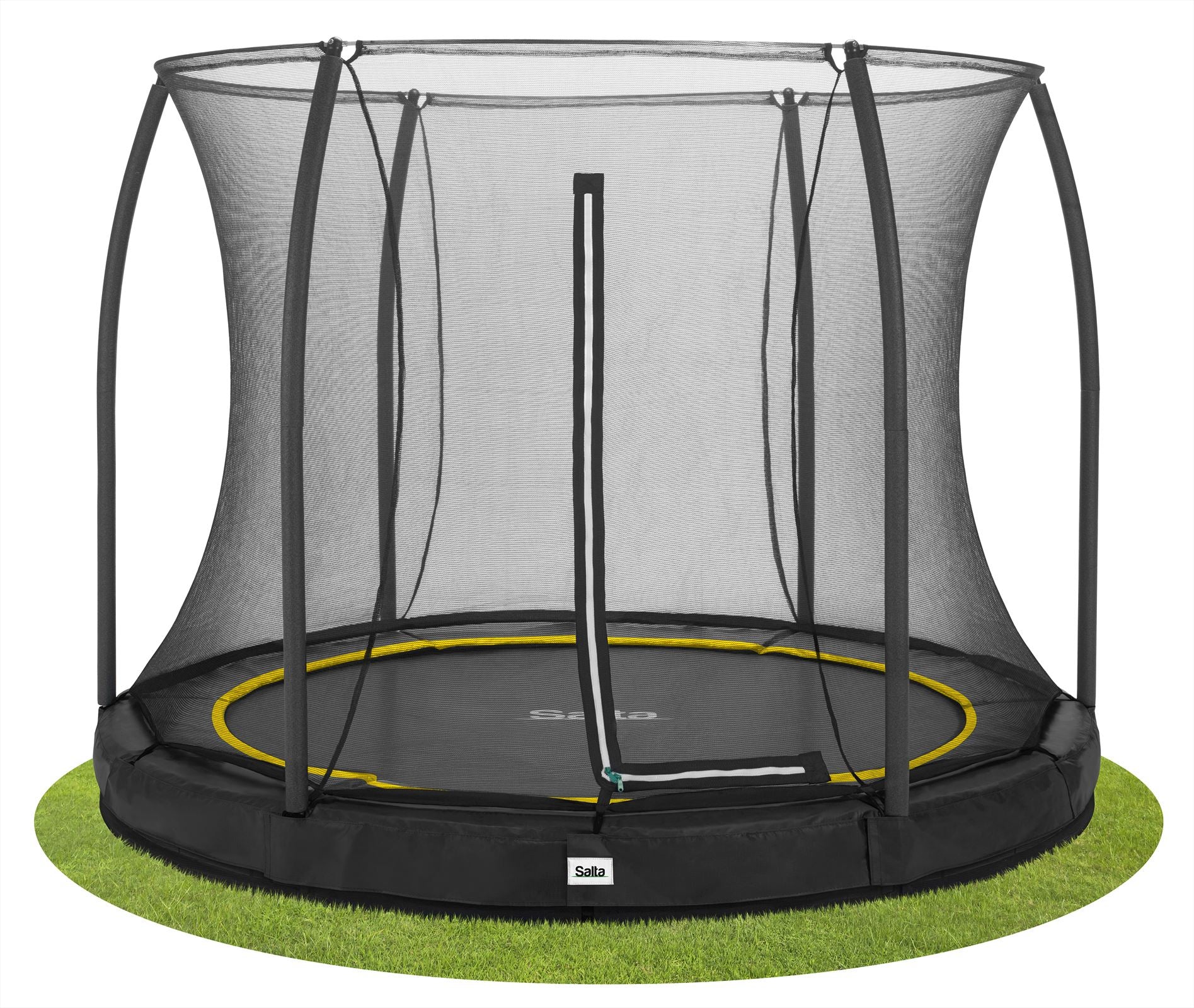 Salta Comfort Edition Ground Trampoline met Veiligheidsnet - 183 cm - Zwart