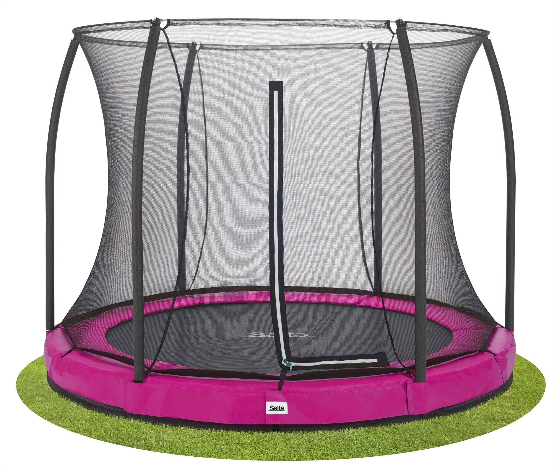 Salta Comfort Edition Ground Trampoline met Veiligheidsnet - 183 cm - Roze