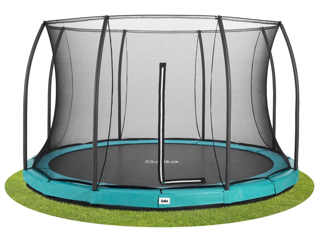 Salta Comfort Edition Ground Trampoline met Veiligheidsnet - 427 cm - Groen