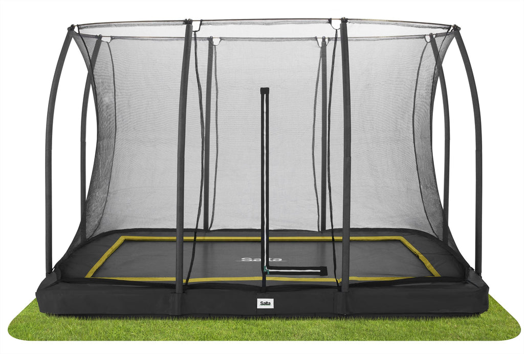 Salta Comfort Edition Ground Trampoline met Veiligheidsnet - 305 x 214 cm - Zwart