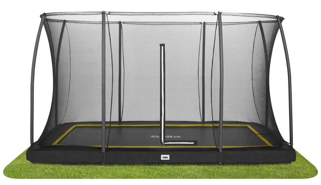 Salta Comfort Edition Ground Trampoline met Veiligheidsnet - 366 x 244 cm - Zwart