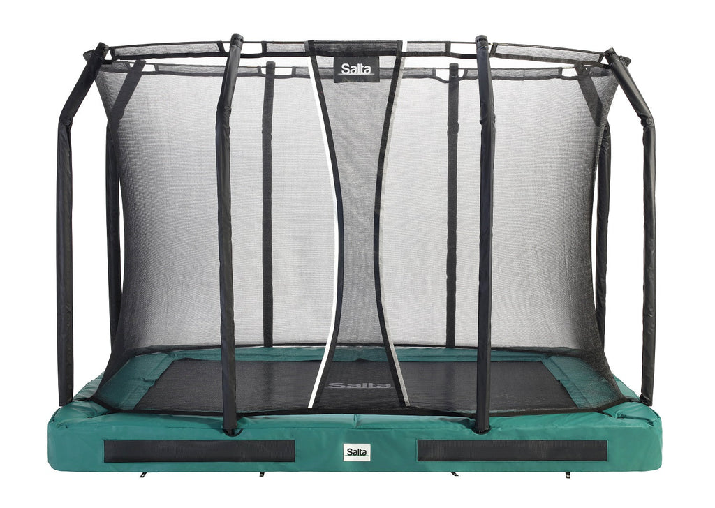 Salta Premium Ground Trampoline met Veiligheidsnet - 305 x 214 cm - Groen