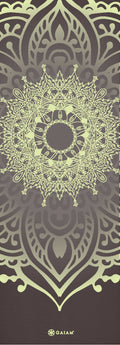 Gaiam Yoga Mat - Cool Matcha Sundial Layers - 5 mm