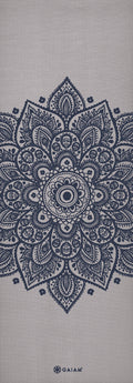 Gaiam Yogamat - Sustained Grey Sundial Flower - 5 mm