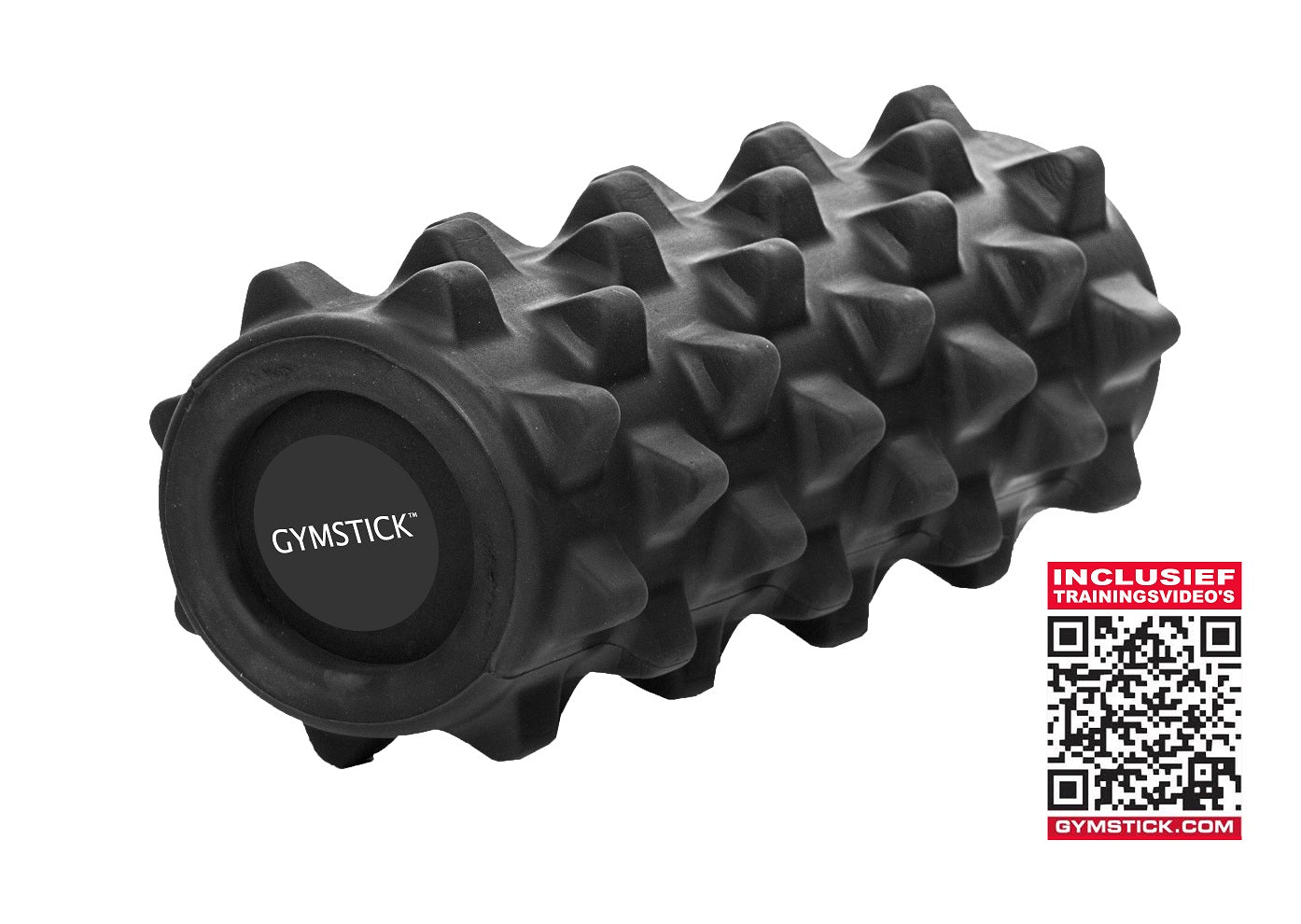 Gymstick Pro Foam Grid Roller - Zwart - 32 cm