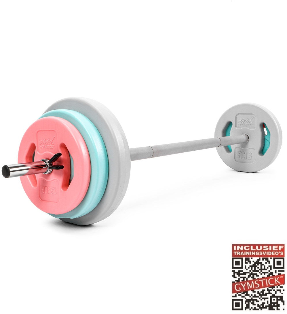 Gymstick Vivid Pump Set - 20 kg - Met Trainingsvideo's - Tweedekans - Productafbeelding