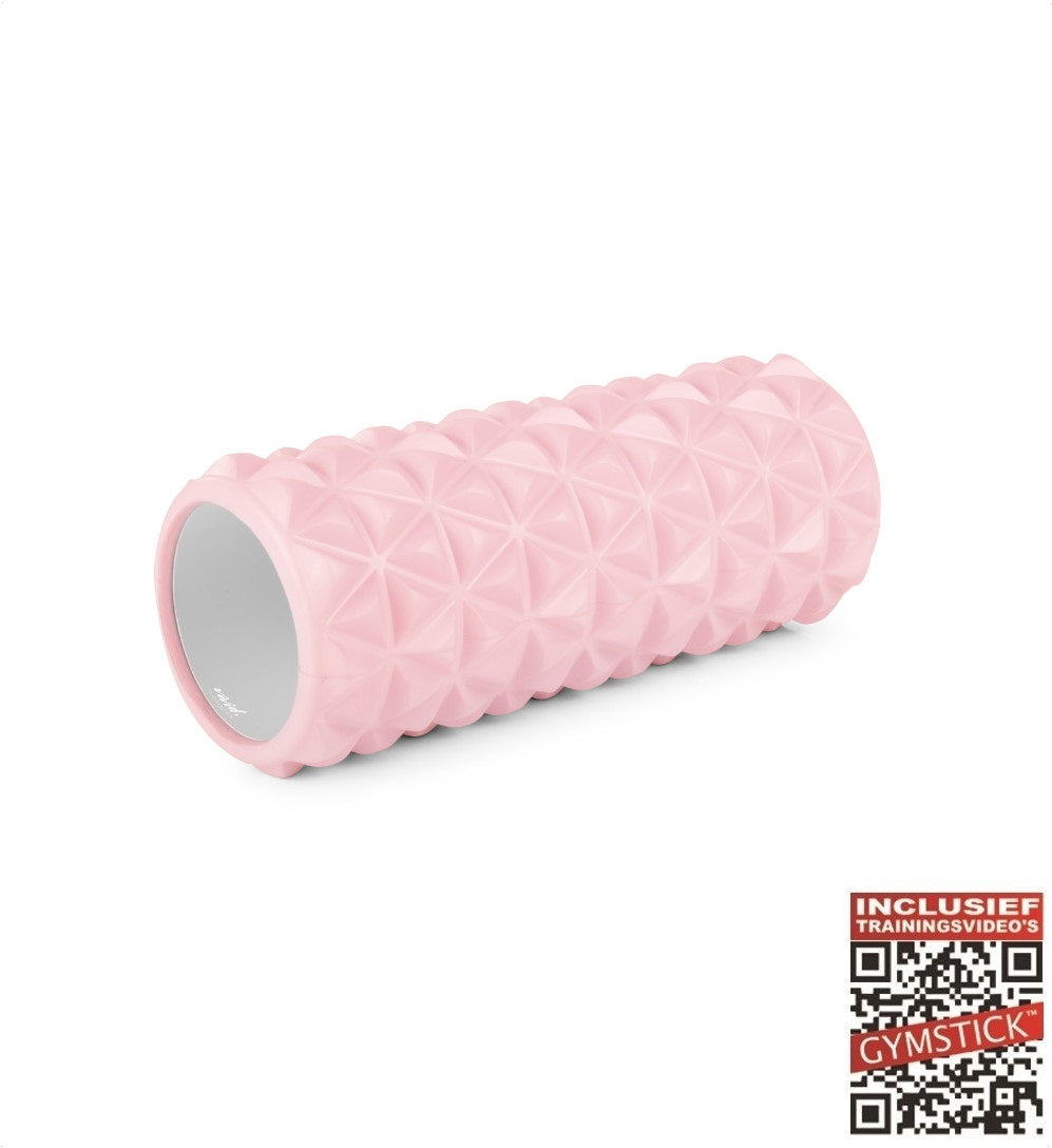 Gymstick Vivid Tube Foam Roller - 33 cm - Roze
