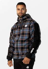 Gorilla Wear Kenton Jas - Zwart/Blauw