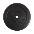 VirtuFit Gietijzeren Halterschijf - Halter gewicht - 30 mm - 20 kg - Zwart - Tweedekans