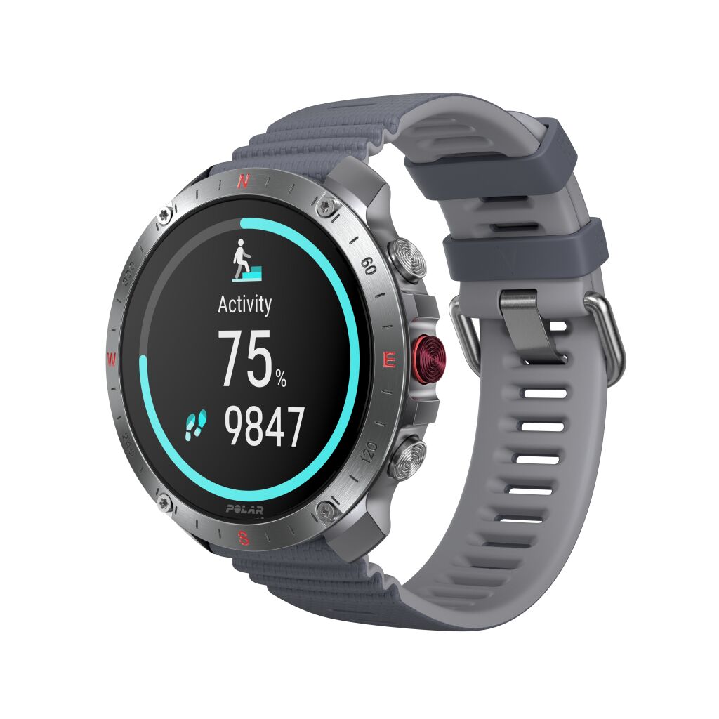 Polar Grit X2 Pro Premium Outdoor Smart Watch - Stone Grey - S/L