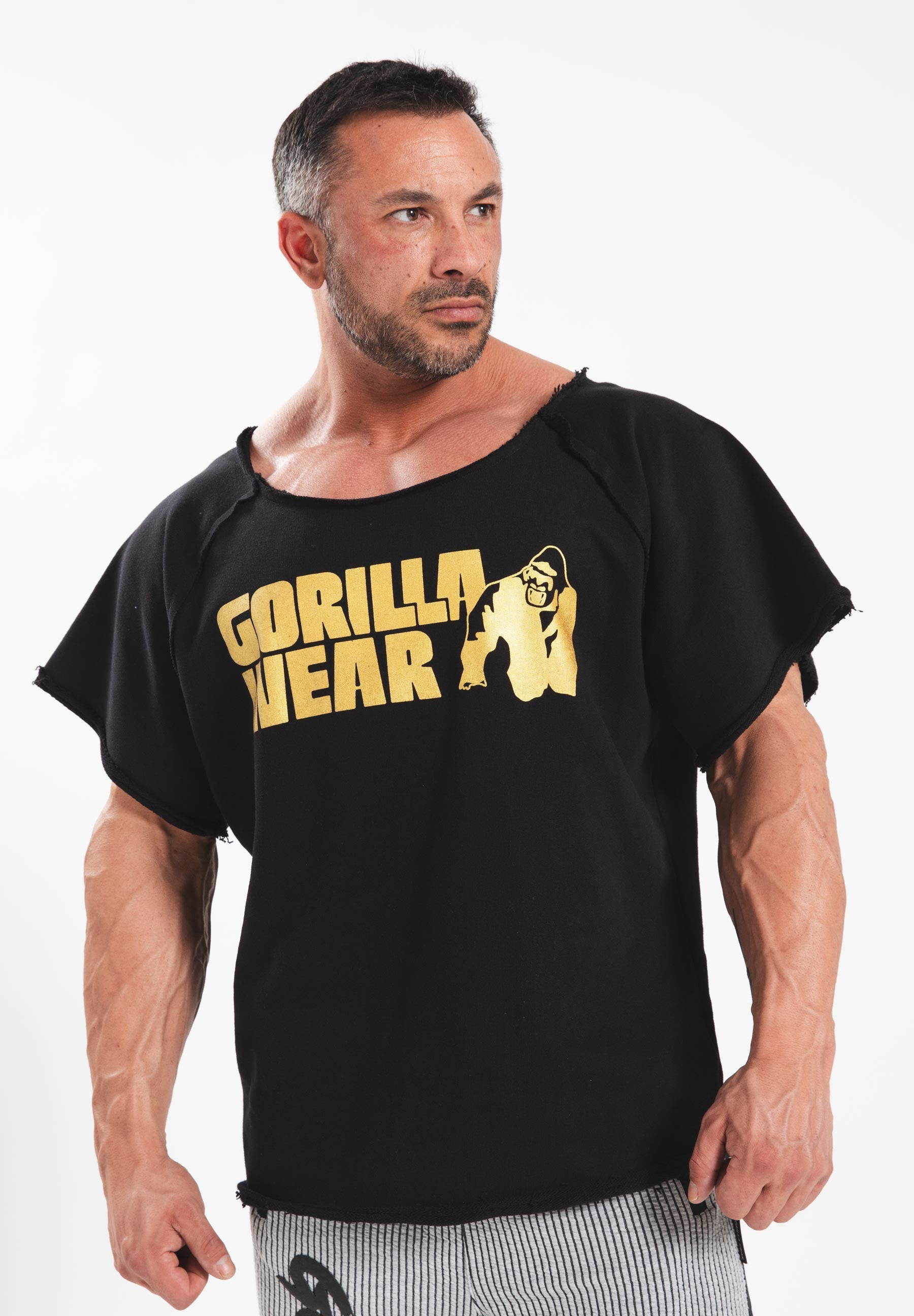 Gorilla Wear Classic Work Out Top - Zwart/Goud