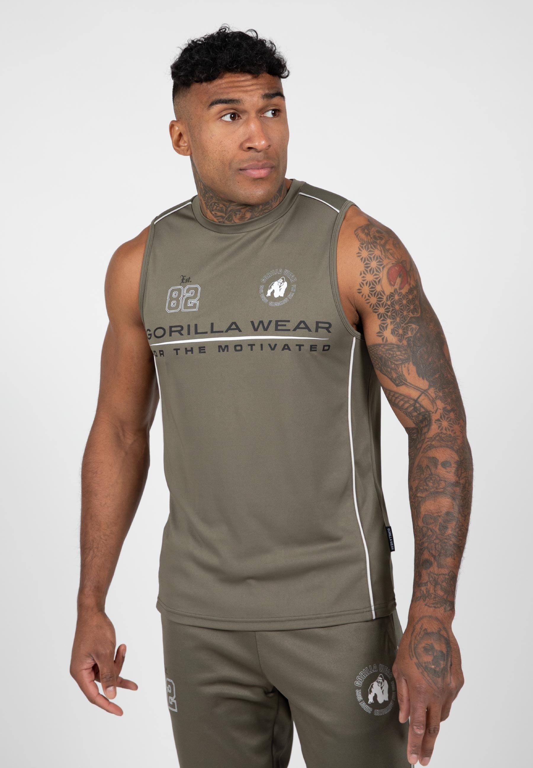 Gorilla Wear Broxton Tank Top - Legergroen