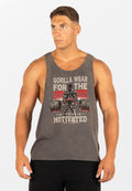 Gorilla Wear Churchill Stringer - Verwassen Grijs