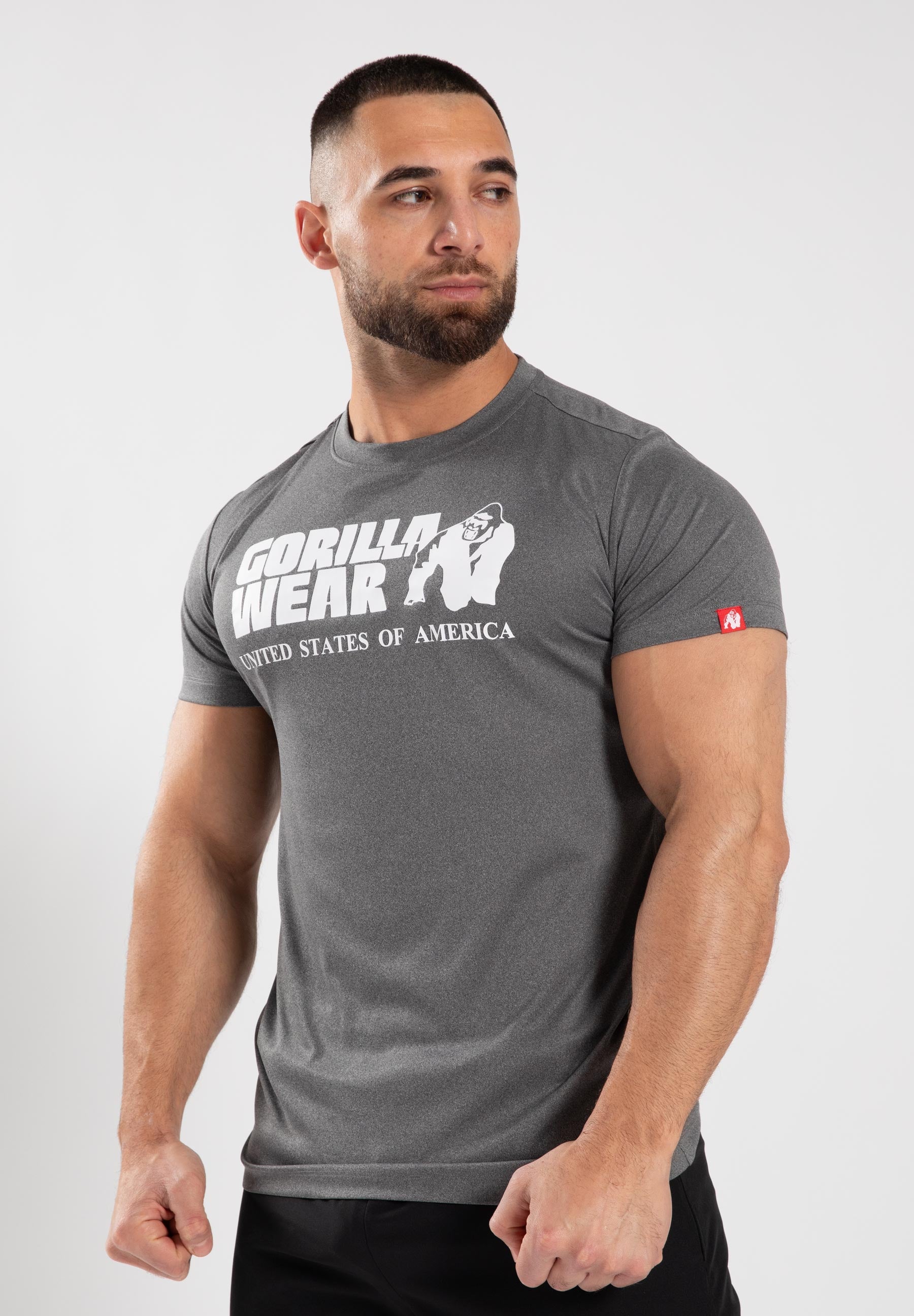 Gorilla Wear Classic Training T-shirt - Grijs Gemêleerd