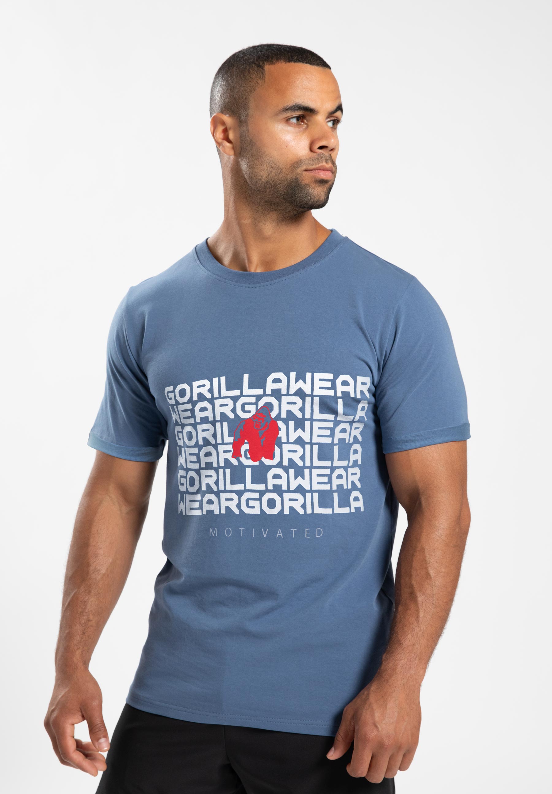 Gorilla Wear Bradley T-shirt - Coronet Blauw