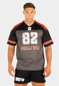 Gorilla Wear Tyler Football Jersey - Zwart/Rood