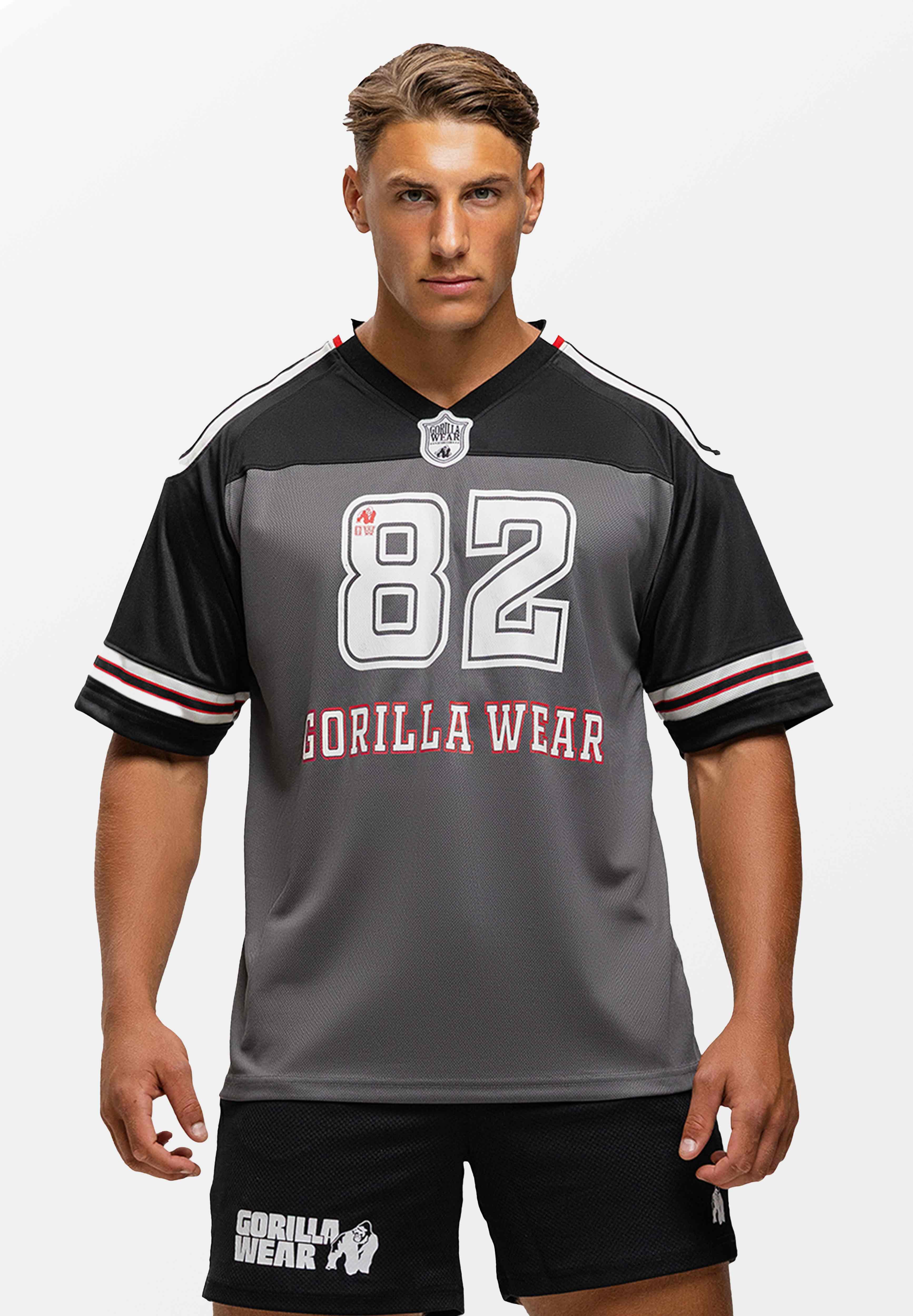 Gorilla Wear Tyler Football Jersey - Zwart/Wit