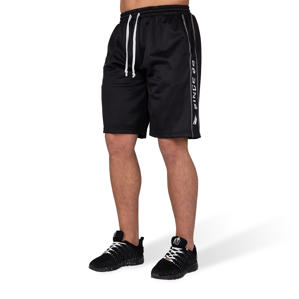 Gorilla Wear Functional Mesh Shorts - Zwart/Wit