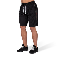 Gorilla Wear Functional Mesh Shorts - Zwart/Rood