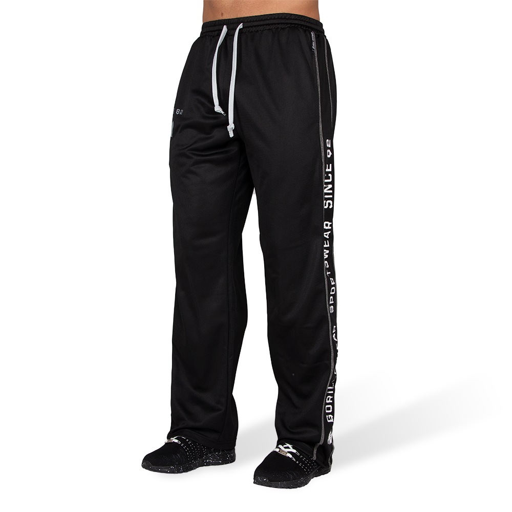 Gorilla Wear Functional Mesh Trainingsbroek - Zwart/Wit