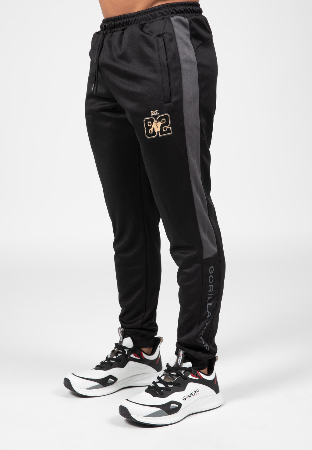 Gorilla Wear Devon Trainingsbroek - Zwart/Grijs