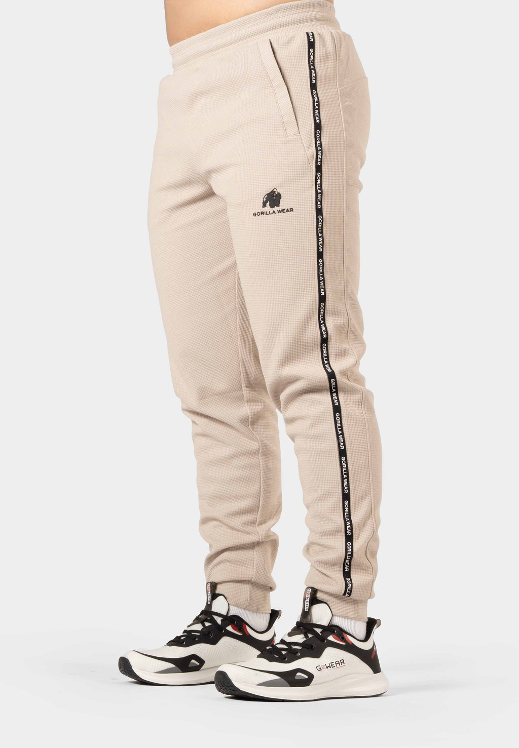 Gorilla Wear Harvey Trainingsbroek - Beige