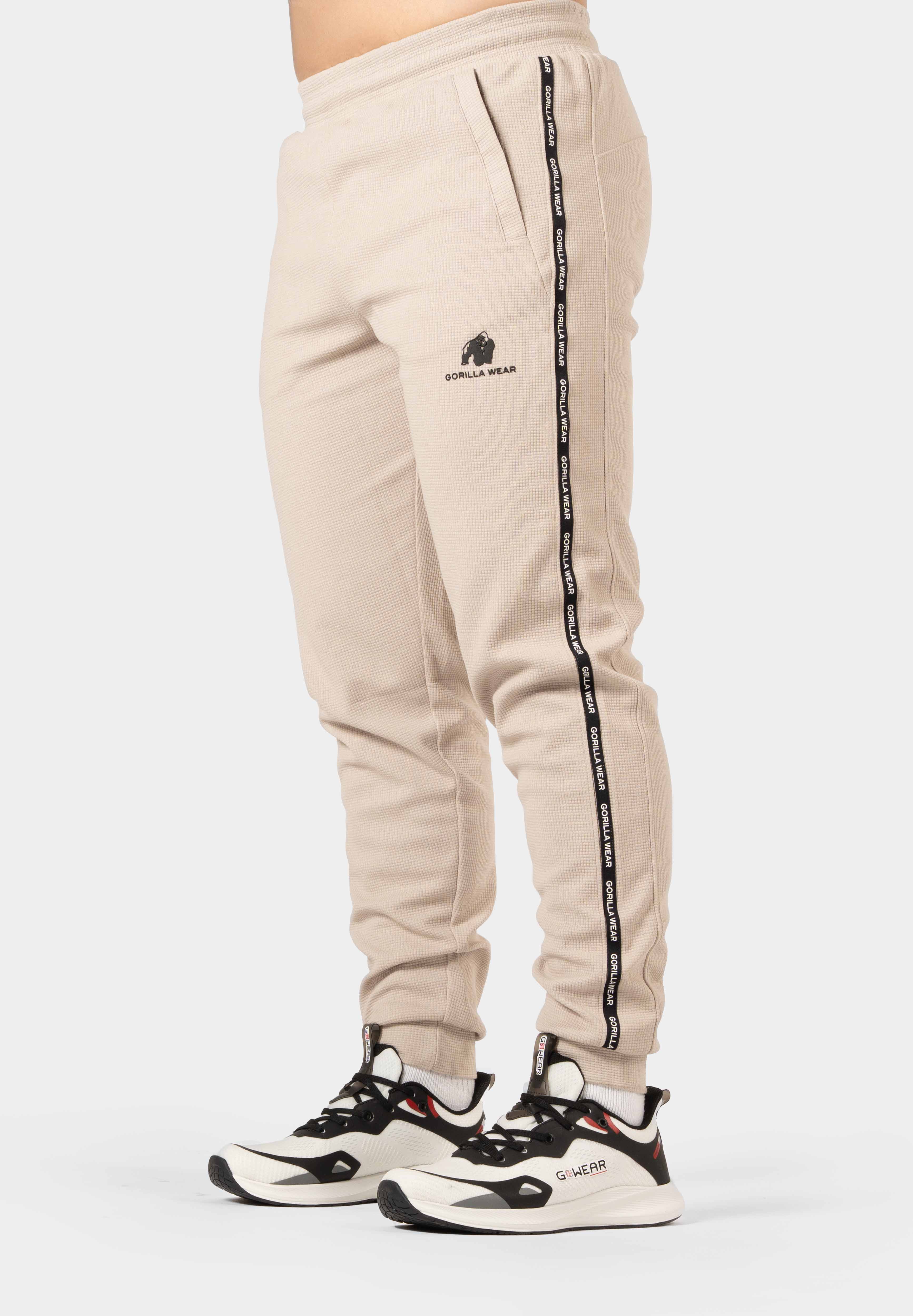 Gorilla Wear Harvey Trainingsbroek - Beige