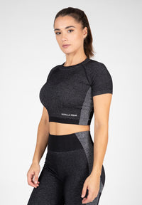 Gorilla Wear Selah Seamless Crop Top - Zwart