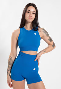 Gorilla Wear Olivia Seamless Crop Top - Blauw